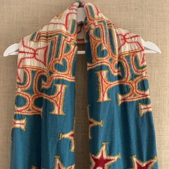 NWT KAPITAL KOUNTRY compressed pattern scarf - Picture 4 of 12